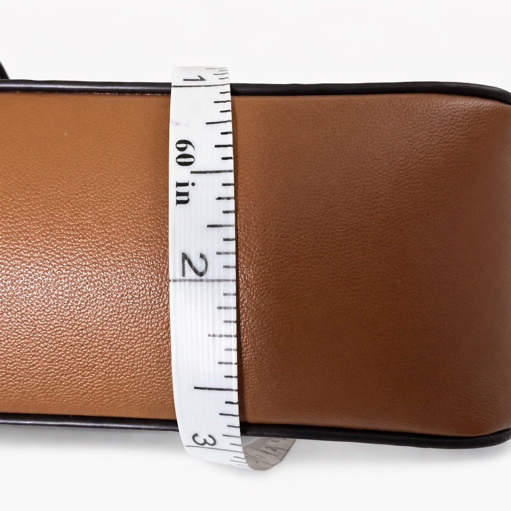 Michael Kors Jet Set Crossbody Bag Brown MK Signature Canvas Gold Hardware NEW - Picture 5 of 5